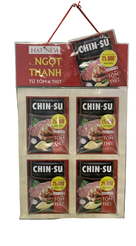 Hanger PVC treo sản phẩm hạt nêm
